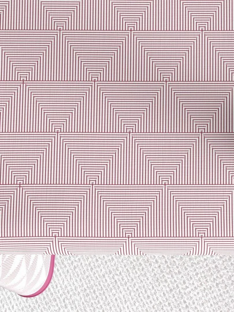 Nappe rectangulaire anti tache en Coton   Pira Rose   Violet