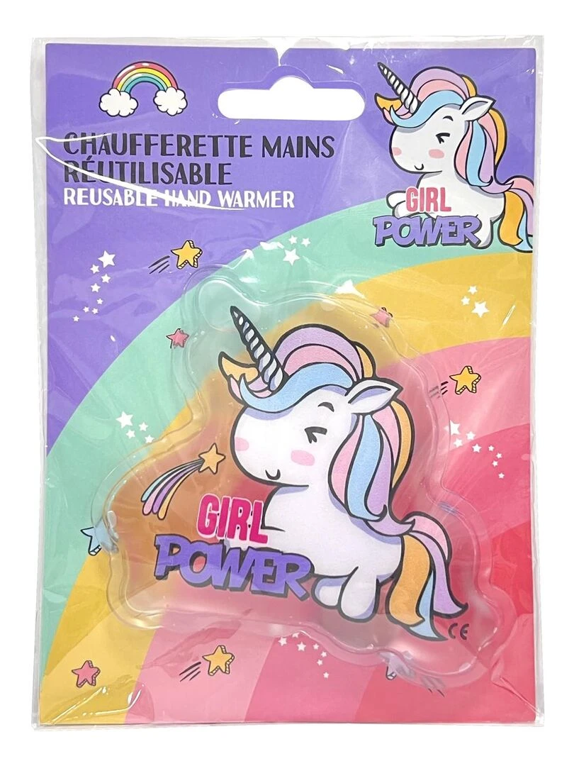 Girl Power Chaufferette Mains Réutilisable N/A