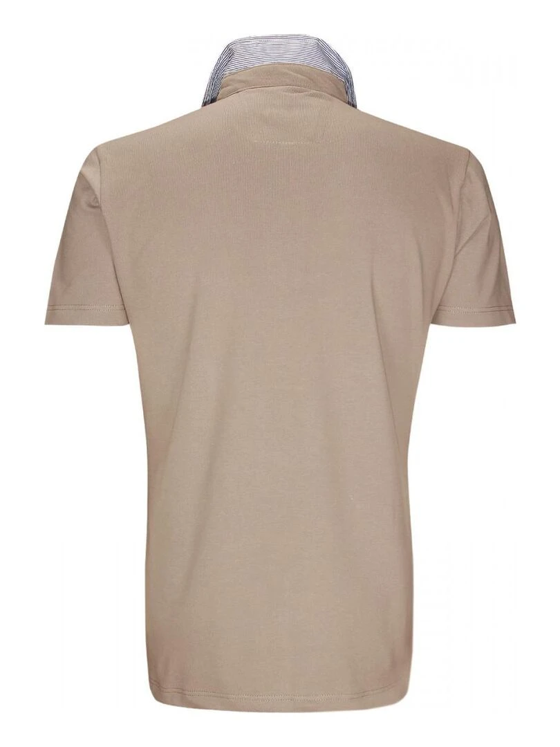 Polo mode BOLOGNA Marron clair