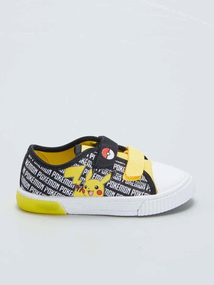 Baskets basses 'Pokémon' à scratchs Noir
