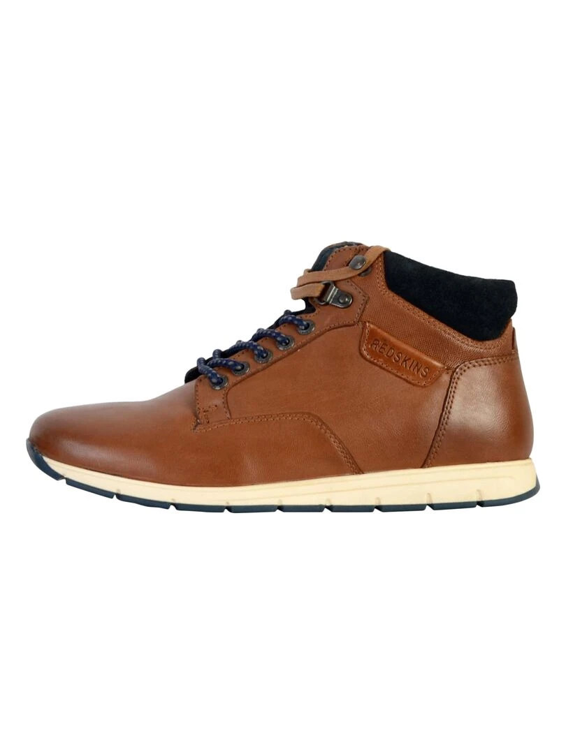 Basket Montante Cuir Redskins Sadily Marron