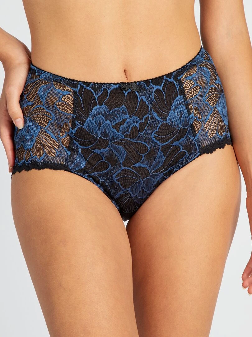 Culotte en dentelle 'Sans Complexe' Noir