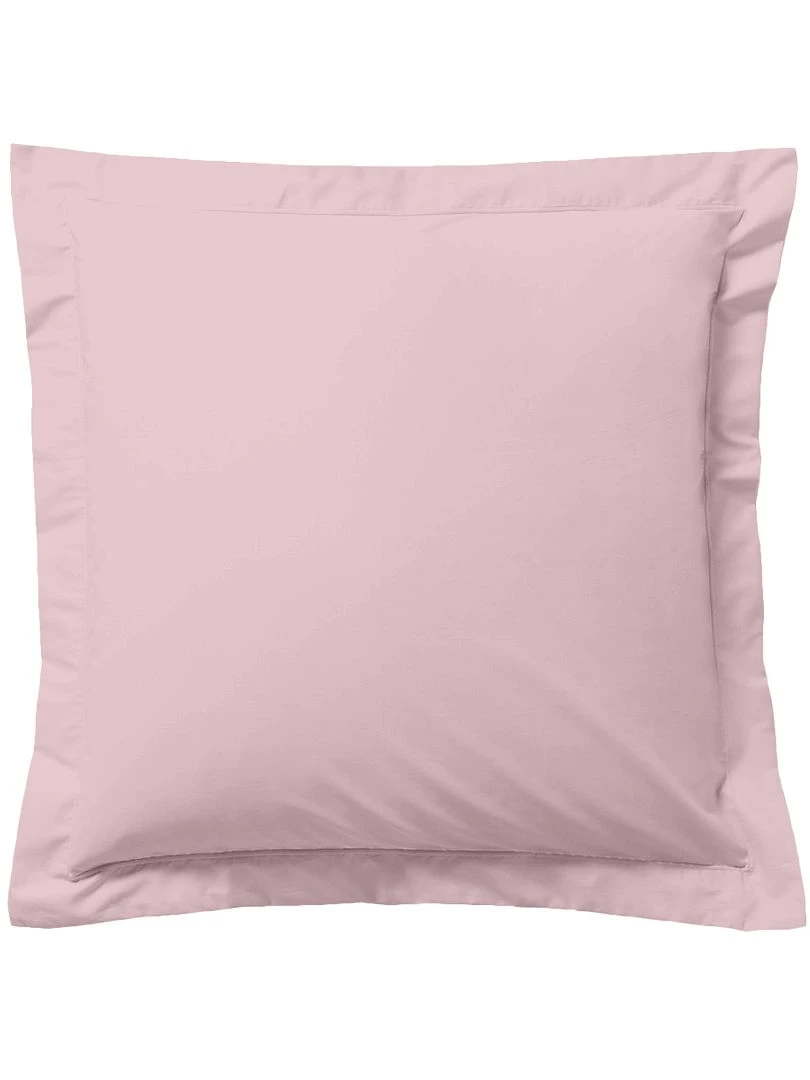 Taie d'oreiller unie vieux rose
