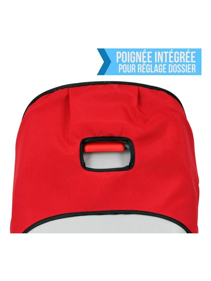 Housse d'assise pour chaise haute bébé enfant gamme Ptit   Monsieur Bébé   Rouge