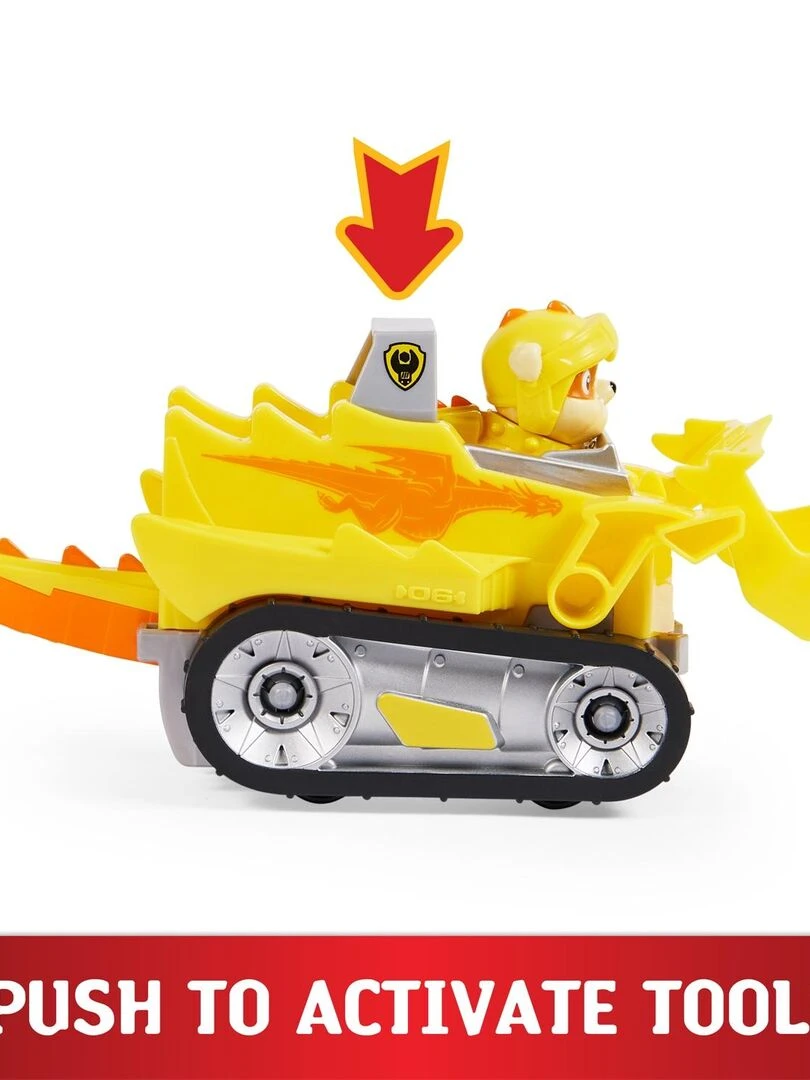 Pat Patrouille Rescue Knights Deluxe Véhicule Rubble   N/A
