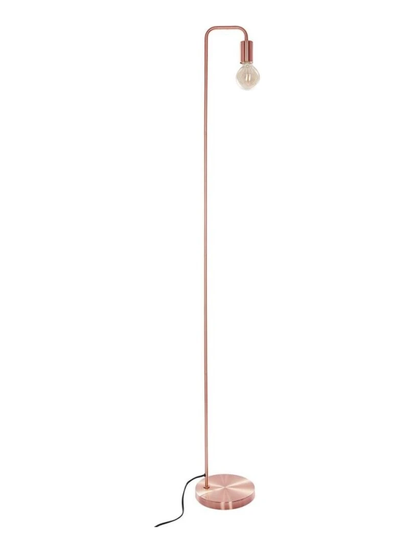 Lampadaire métal cuivre Keli 150 cm Jaune