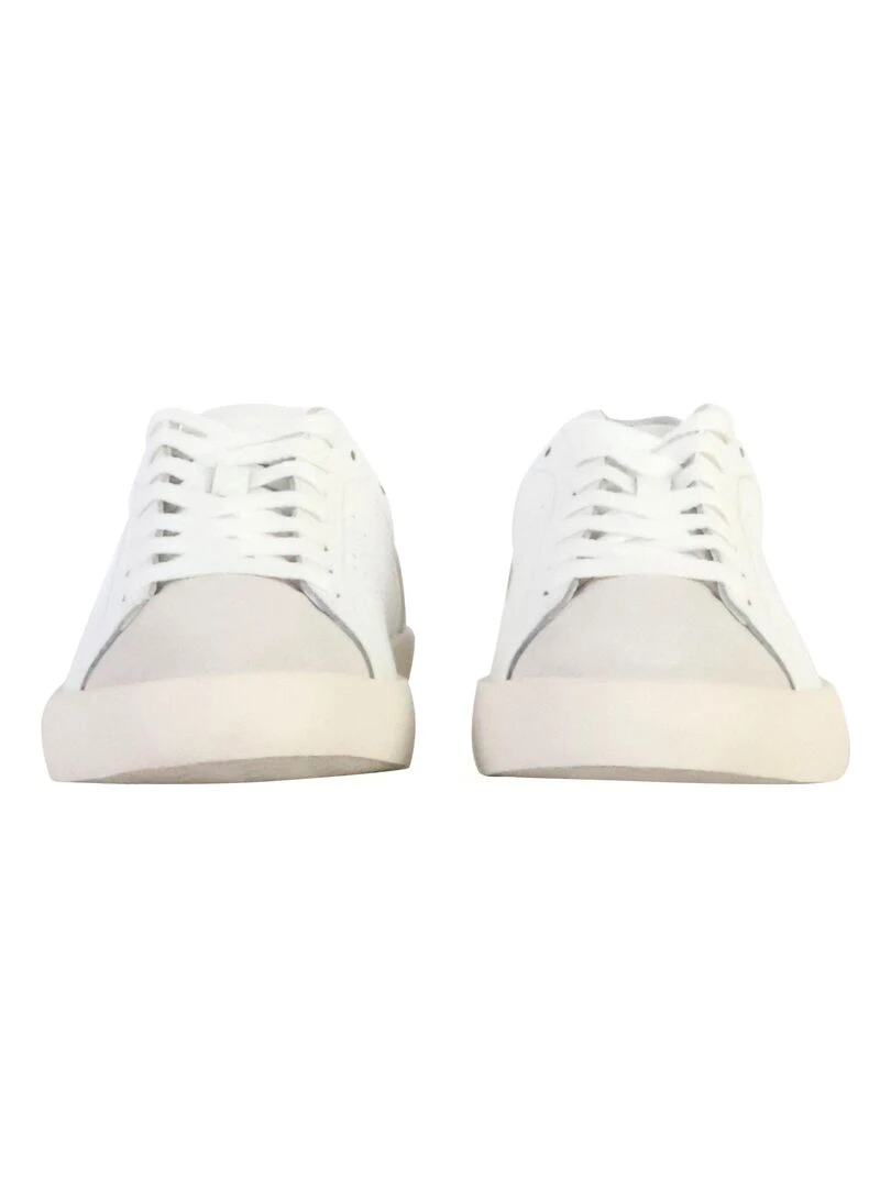 Basket Cuir Geox Affile*   Blanc