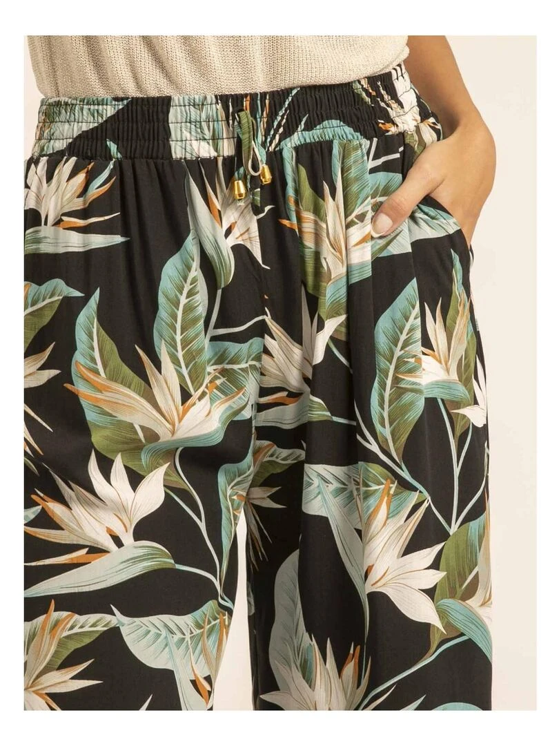 Pantalon fluide motifs ENGIE   Noir