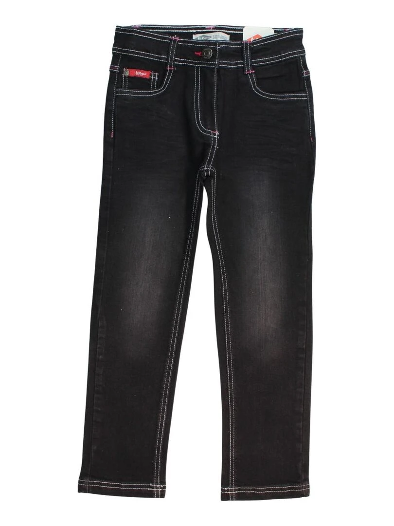 Lee Cooper Pantalons Jeans Et Shorts fille imprimé logo en coton Noir