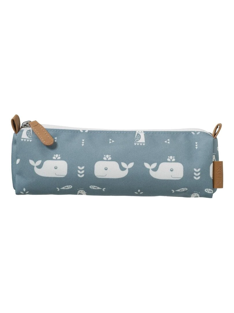 Trousse scolaire Baleine bleue Bleu