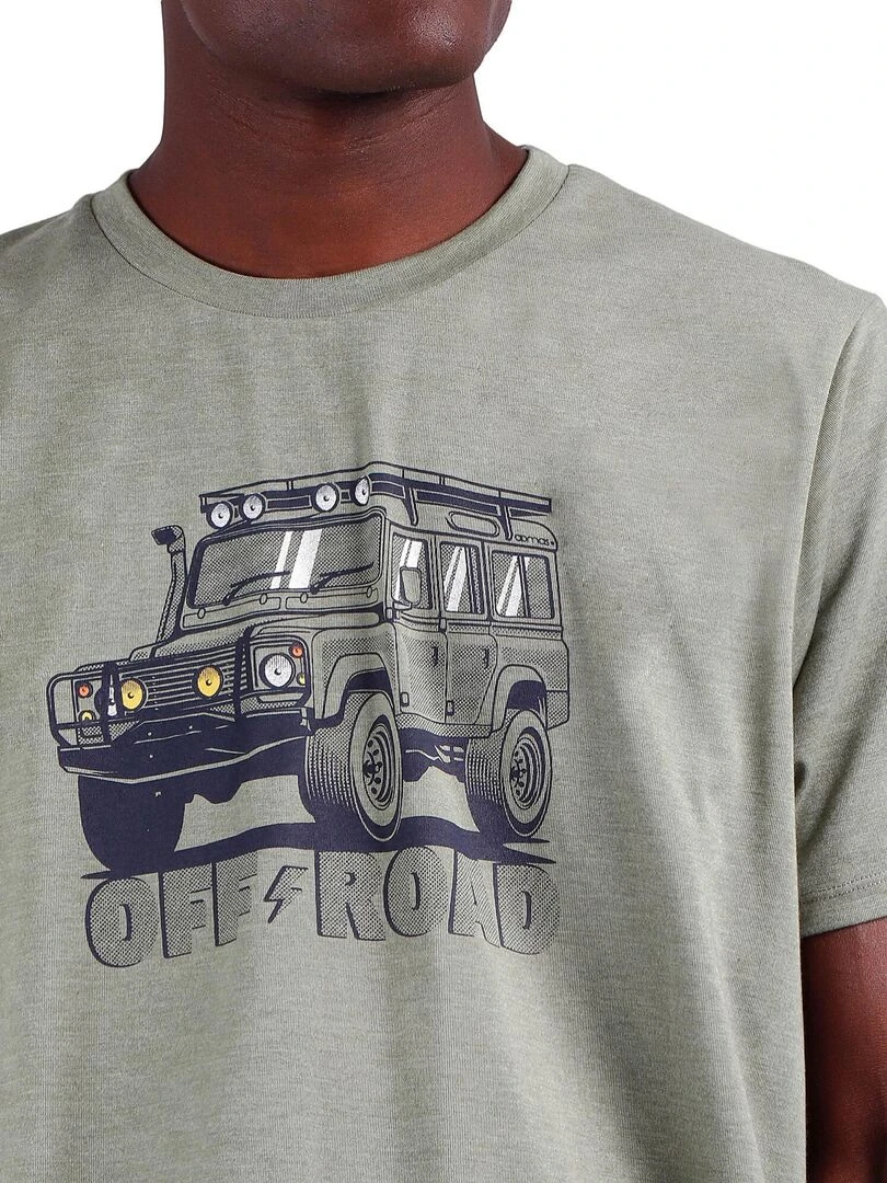 Pyjama short t shirt Road   Kaki