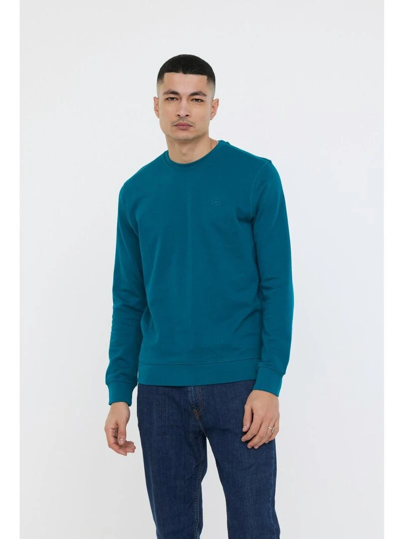 Lee Cooper Sweatshirt manches longues coton regular EDIE Vert émeraude