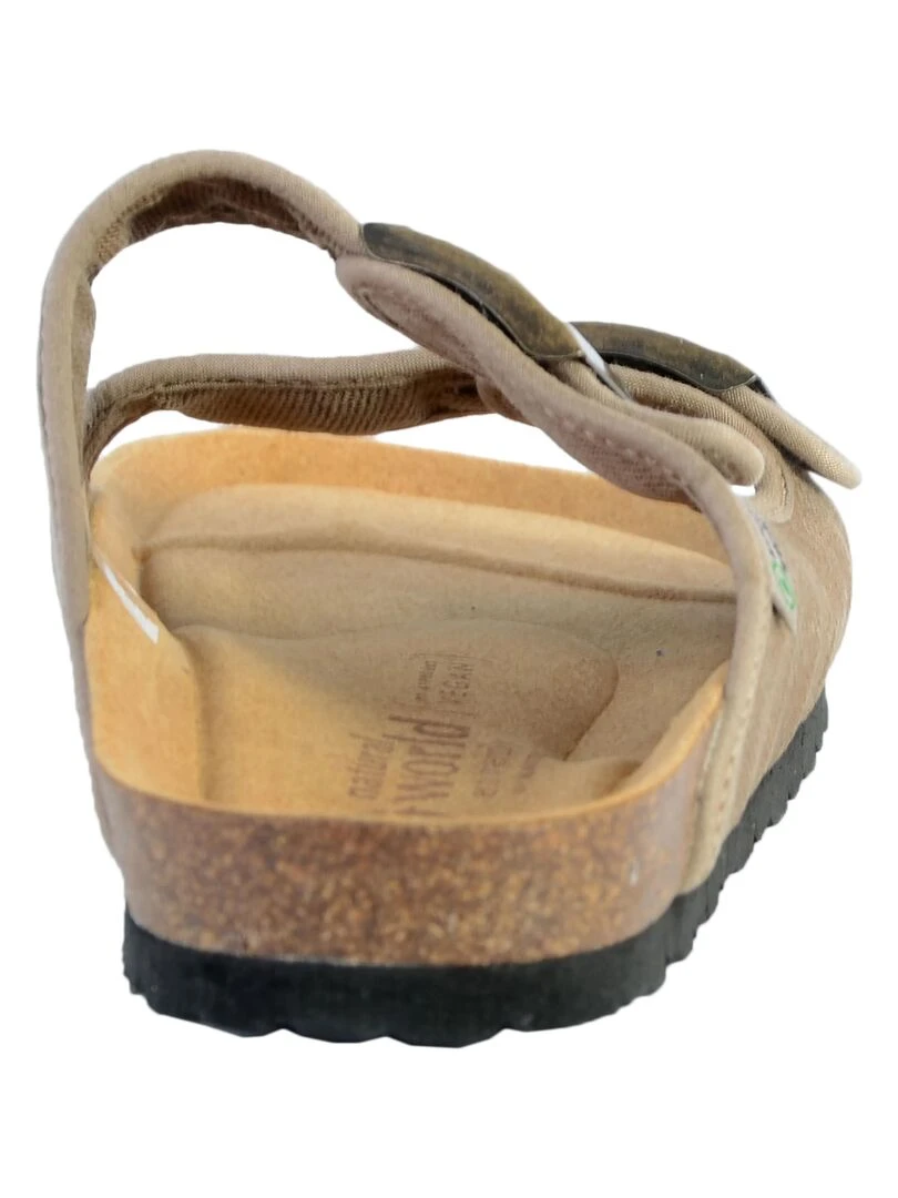 Sandales Eco Responsable Natural World Bio Enzimatico   Beige