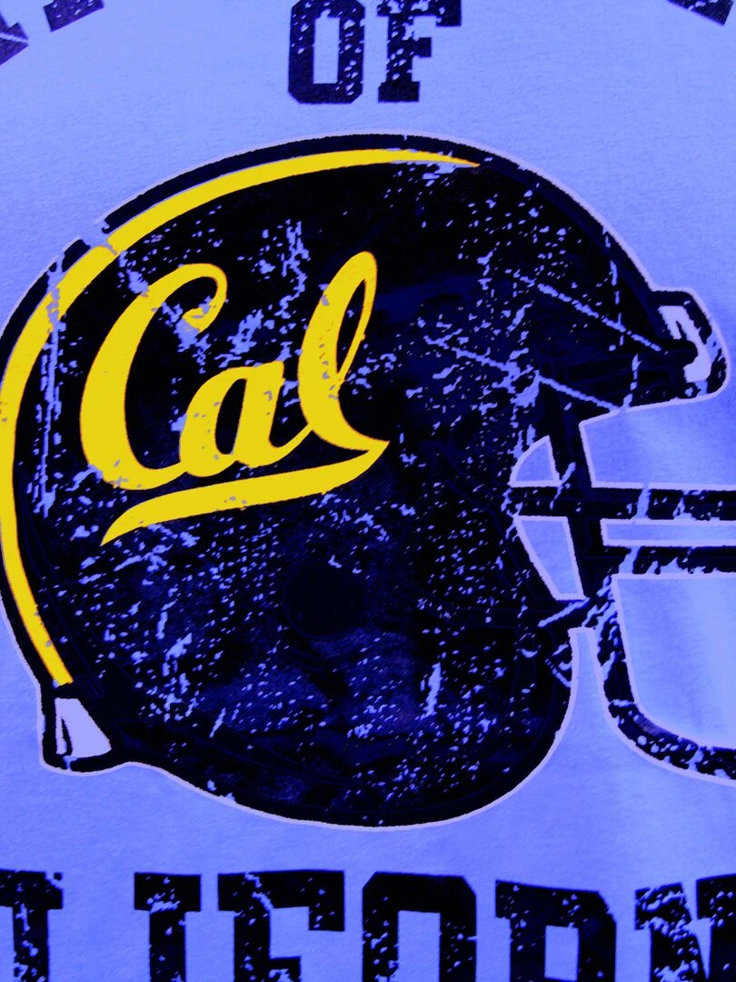 T shirt coton 'American Freshman' 'Zach'   Bleu