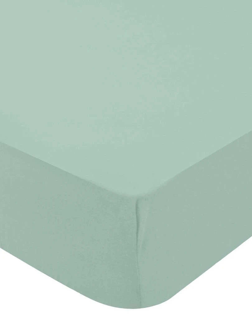 Drap housse enfant en jersey Bleu céladon