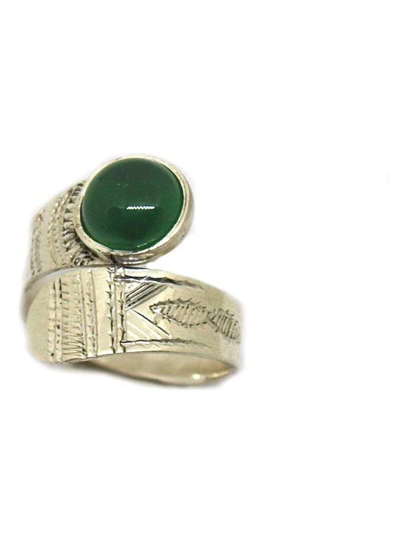 Bague réglable en argent tradition Touareg Argent