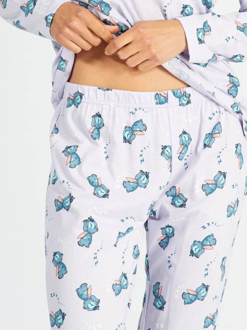 Motif 'Stitch' all over   Violet