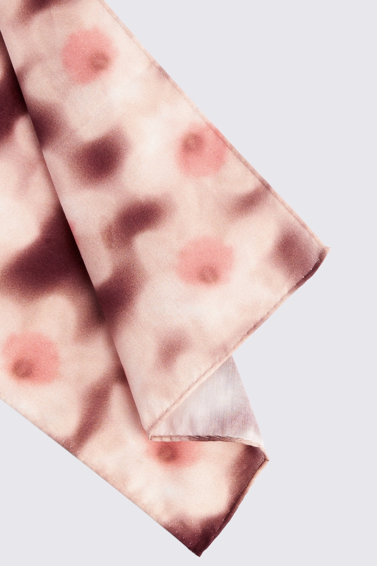 Burgundy Macro Floral Pocket Square Made With Liberty Fabric Buy Online at Moss