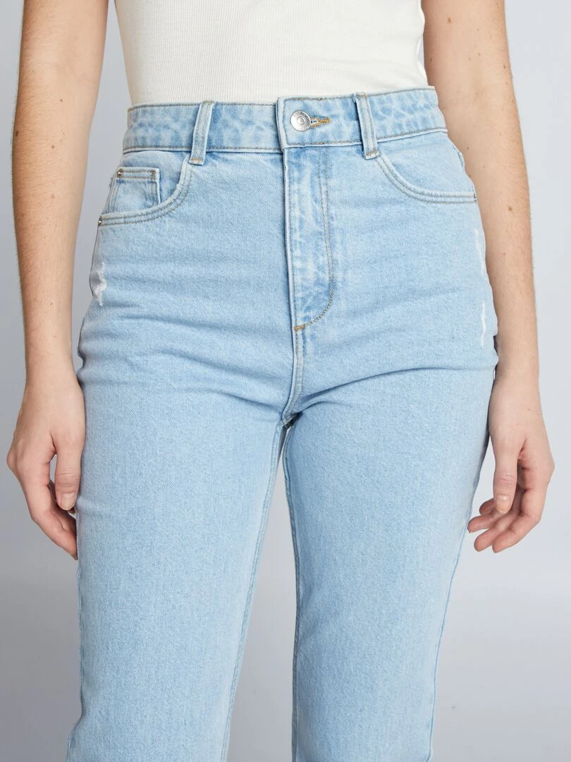 Jean flare/bootcut à taille haute   Bleu