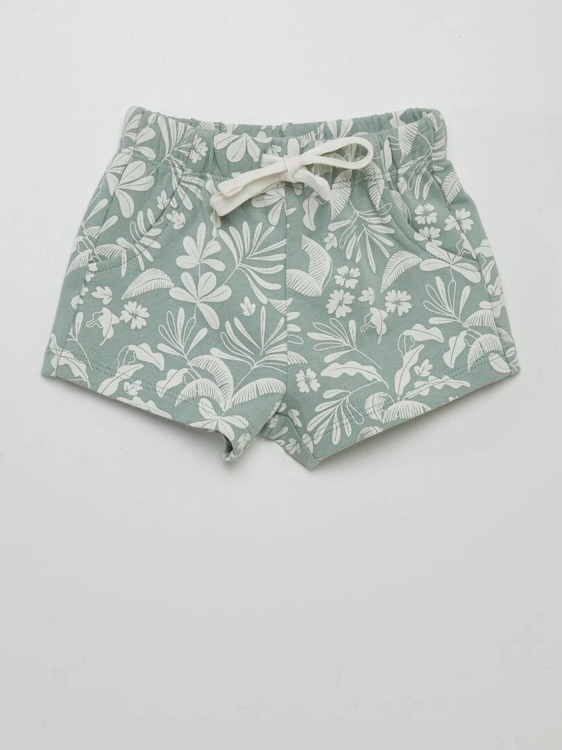 Lot de 2 shorts en molleton fin   Bleu/marine