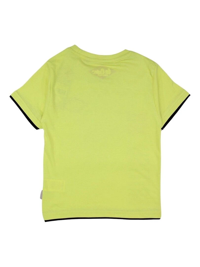 Lee Cooper T shirt garçon imprimé logo en coton Vert