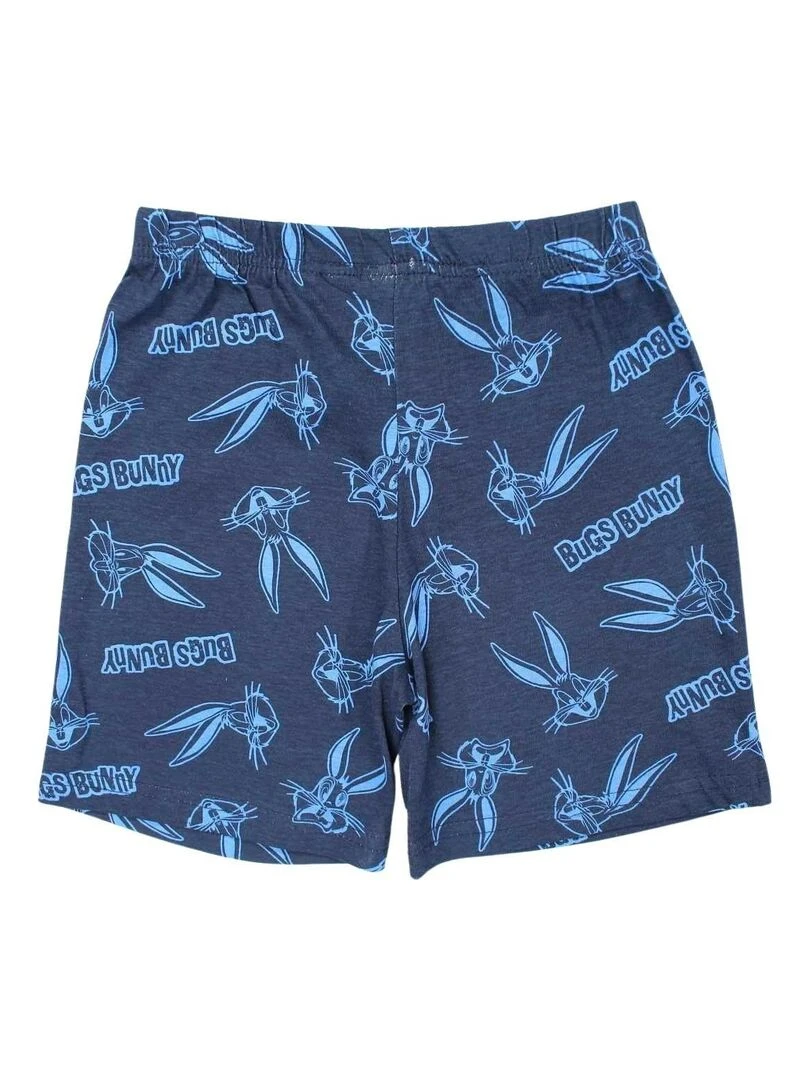 Looney Tunes   Ensemble ​​T shirt short garçon Imprimé Bugs Bunny   Blanc