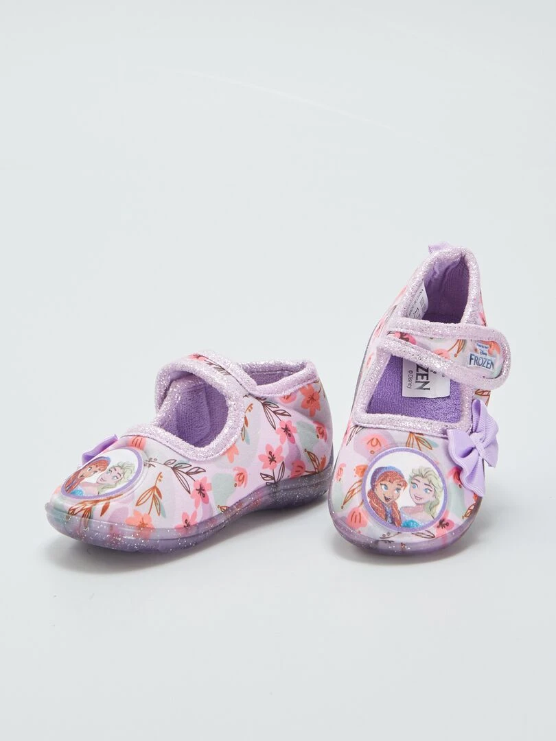 Chaussons 'Reine des Neiges'   Violet