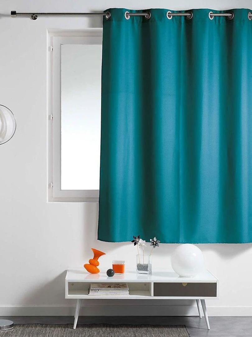 Rideau Essentiel Bleu pétrole