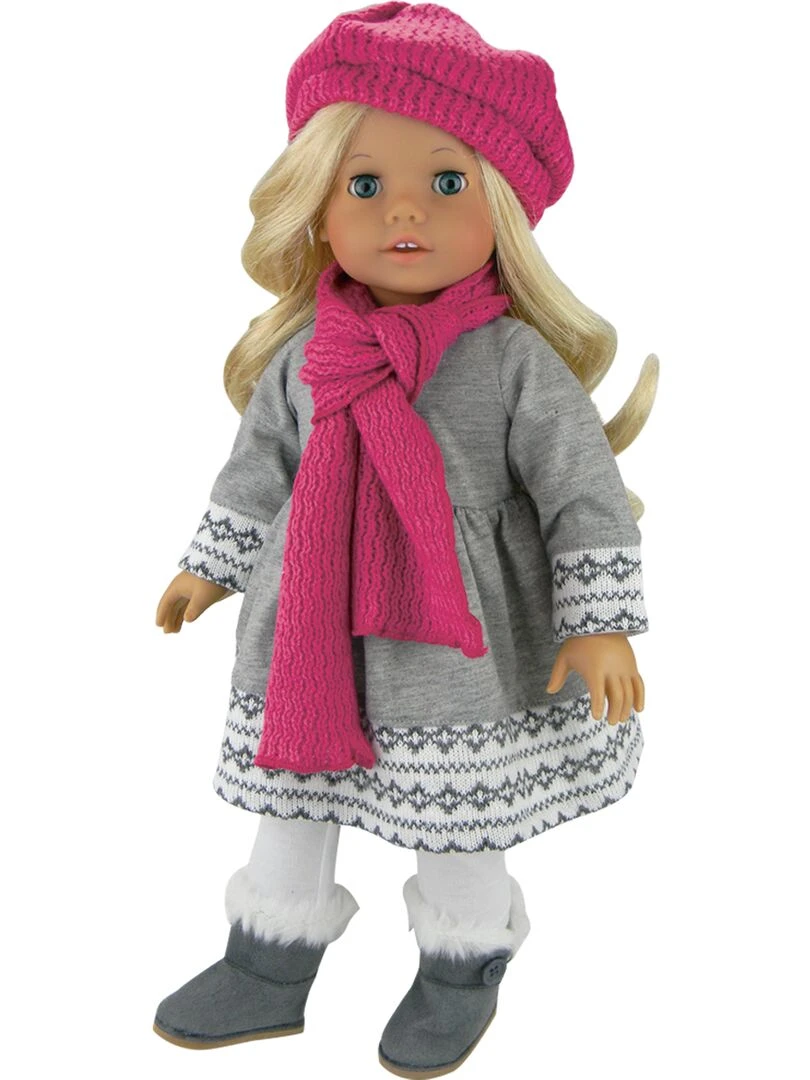 Sophia's par Teamson Kids Ensemble de vêtements pour poupées Fair Isle 18 pouces N/A