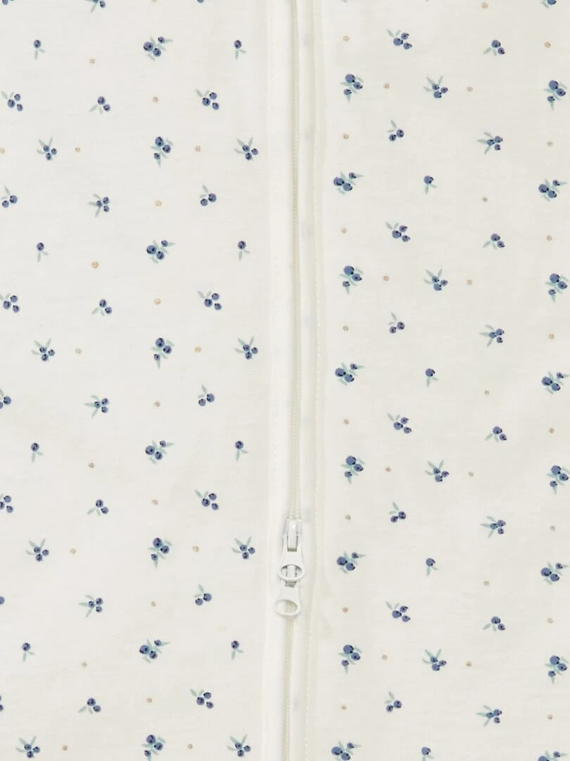 Nid d'ange sans manches avec ouverture zippée TOG 2 Blanc