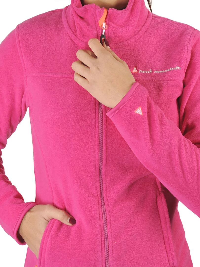 Blouson polaire femme ACESARE   Rose fushia