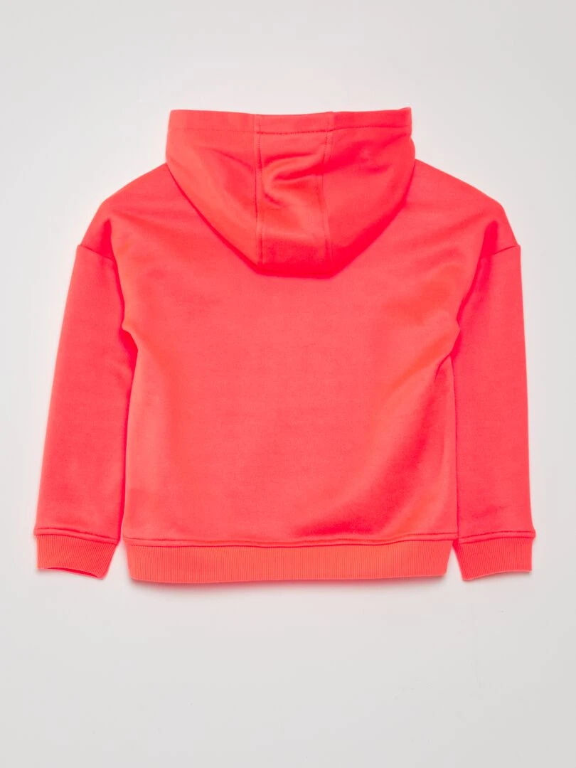 Sweat en molleton à capuche Orange