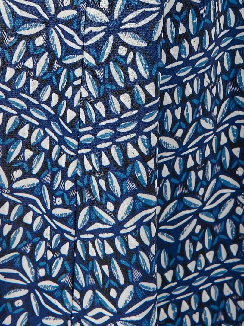 Jupe maille crêpe stretch   Damart   Bleu marine