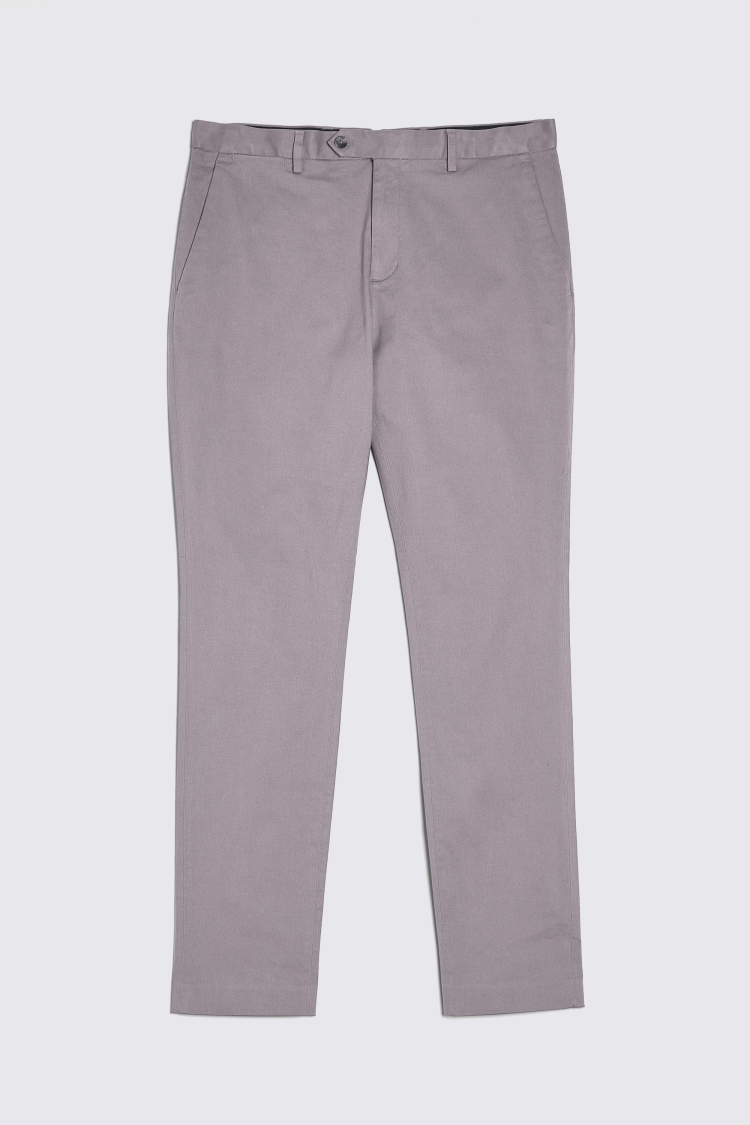 Slim Fit Light Grey Seersucker Trousers   Buy Online at Moss