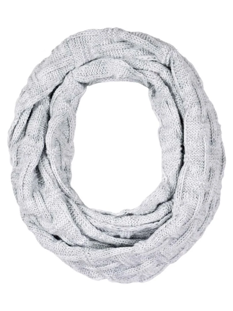 Snood Nora Made in UE Gris clair