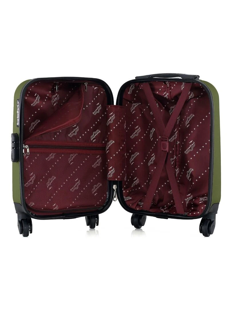 AMERICAN TRAVEL   VALISE XXS QUEENS   Vert kaki