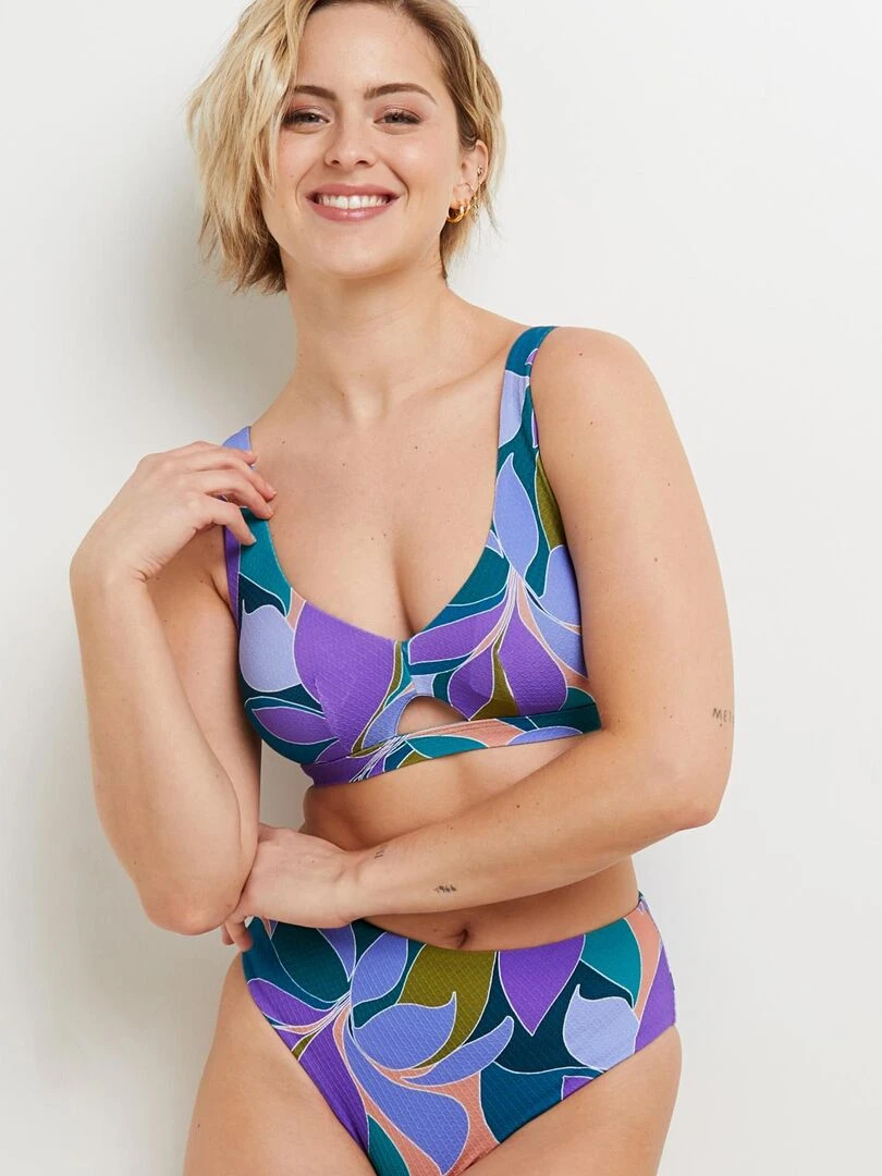 Maillot de bain brassiere Monica RougeGorge Lingerie Multicolore