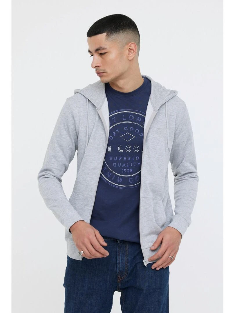 Lee Cooper Sweatshirt manches longues coton regular ETIENNE Bleu