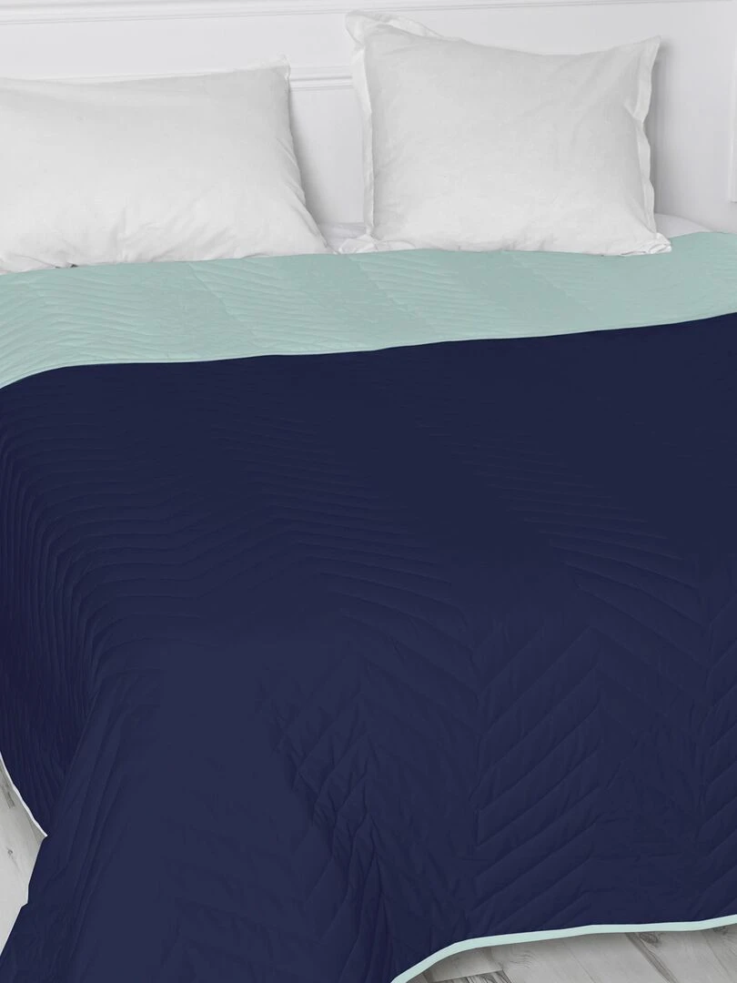 Couvre lit Arista "Happyfriday"   Bleu Vert