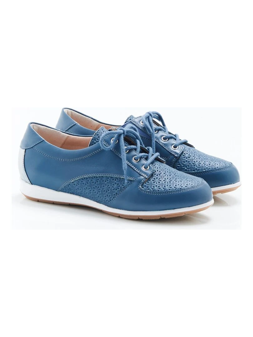 Derbies irisés à lacets Climatyl Damart Bleu