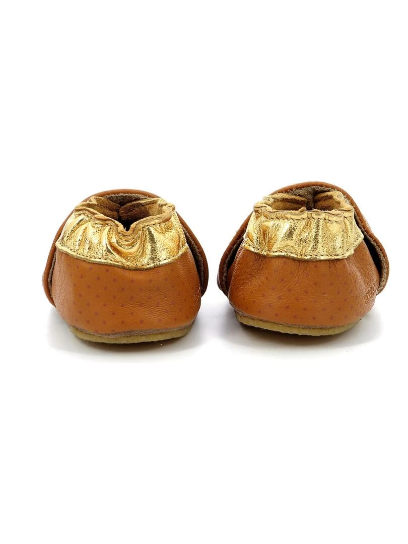 Chaussons Cuir Cuteelefant Crp   Marron