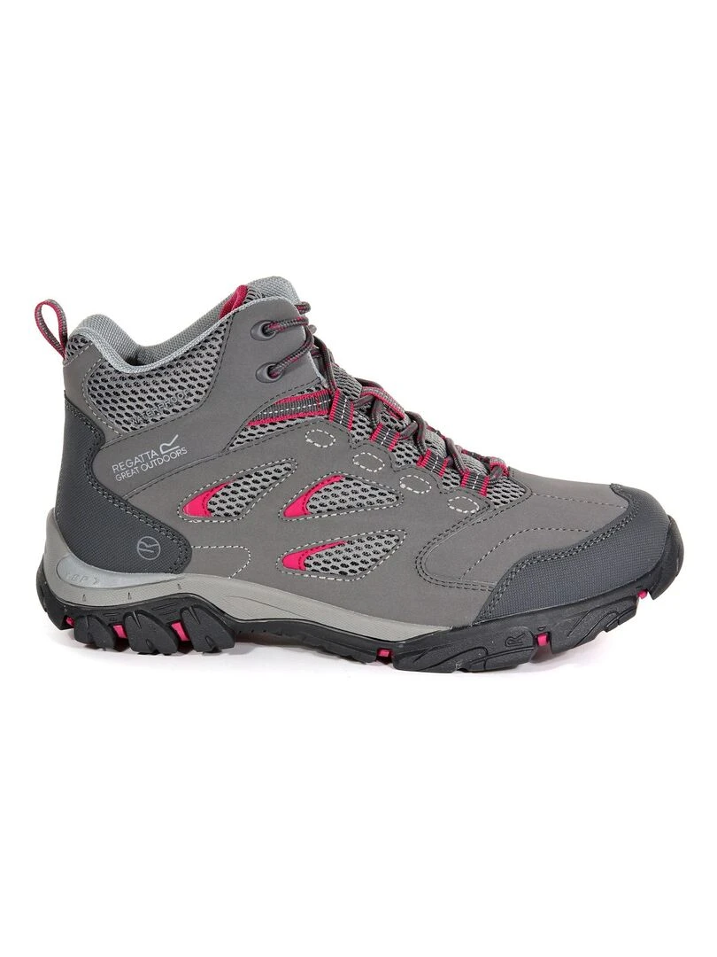 Regatta   Chaussures montantes de randonnée HOLCOMBE   Gris Rose