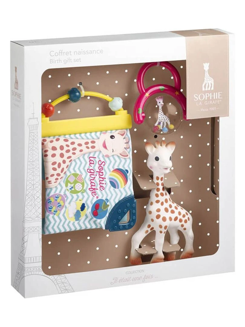 Coffret hochet + livre d'éveil Sophie la girafe Il était une fois N/A