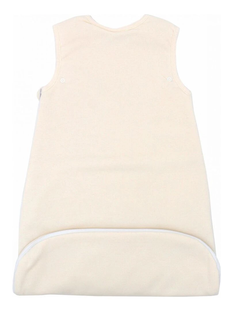 Gigoteuse Mi saison Évolutive 3 6 mois en Coton Bio Crème   Blanc cassé