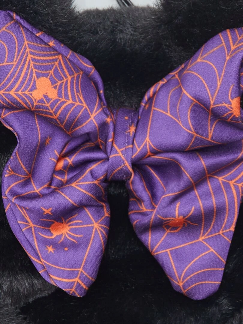 Sac en fausse fourrure 'Mnnie' 'Halloween'   Noir