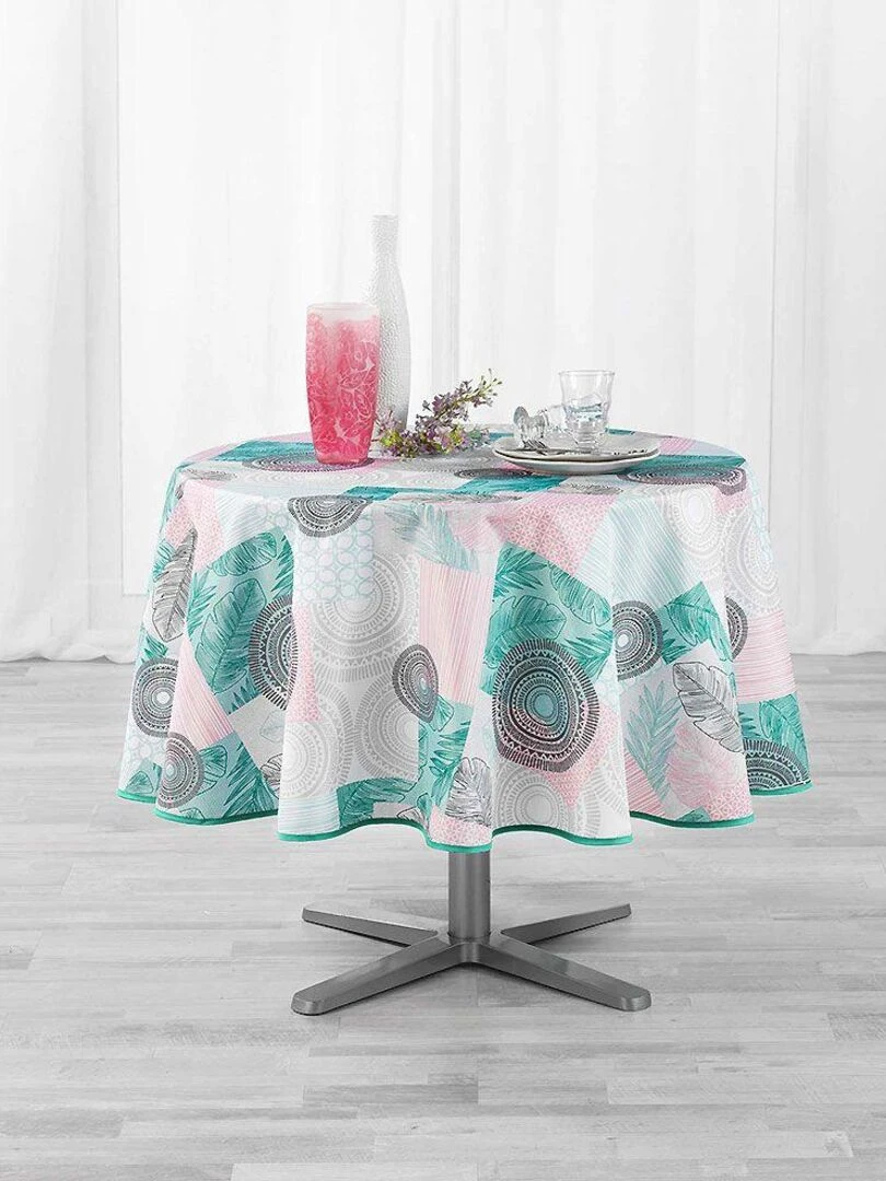 Nappe ronde Peachy Rose