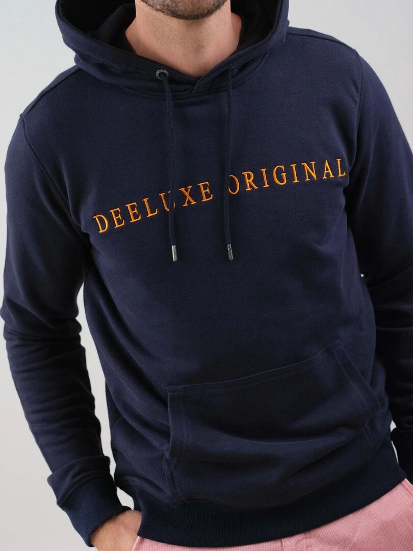 Sweat en jersey french terry pour homme 'Deeluxe'   Bleu nuit