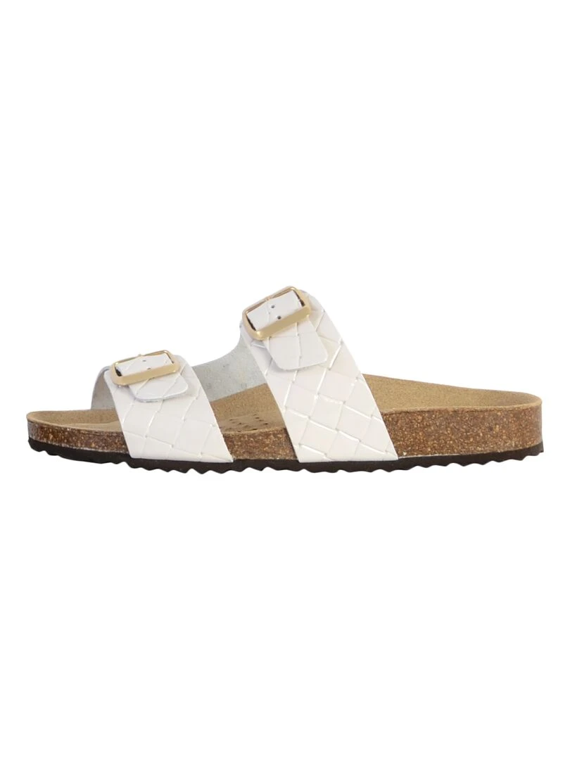 Mules à Enfiler Geox Brionia* Blanc