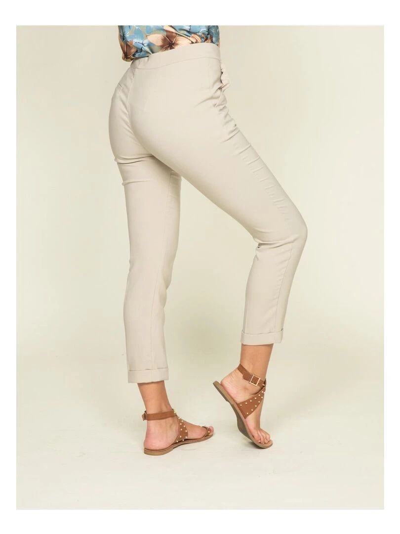 Pantalon cigarette ECLAIR   Beige