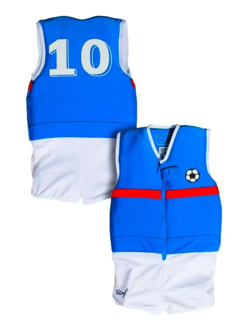 Maillot de Bain Lyrone Enfant avec Flotteurs Accessoire de Natation Garçon Bleu